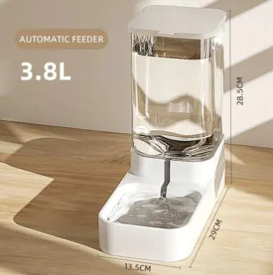 Upgraded Transparent Gravity Feeder & Water Dispenser
