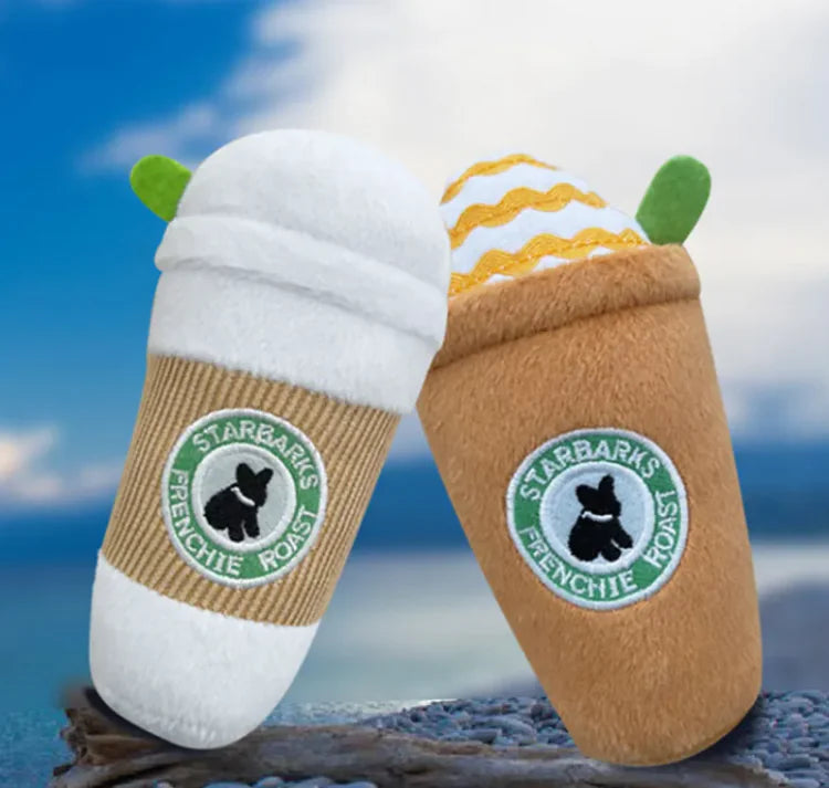 Dog Latte Plush Toy