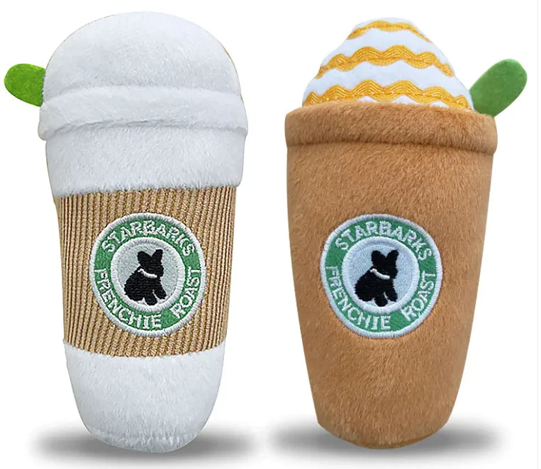 Dog Latte Plush Toy
